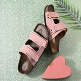 El Paso Women Velcro One Toe Flats