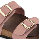 El Paso Women One Toe Flats with Buckles