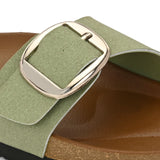 El Paso Women One Toe Flats with Buckles