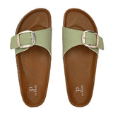 El Paso Women One Toe Flats with Buckles