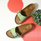 El Paso Women One Toe Flats with Buckles