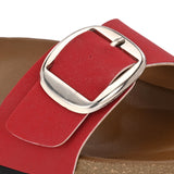 El Paso Women One Toe Flats with Buckles