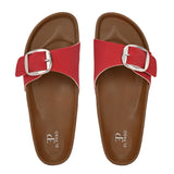 El Paso Women One Toe Flats with Buckles