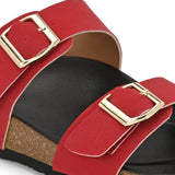 El Paso Women One Toe Flats with Buckles