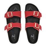 El Paso Women One Toe Flats with Buckles