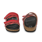 El Paso Women Velcro One Toe Flats