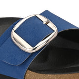 El Paso Women One Toe Flats with Buckles