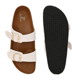 El Paso Women One Toe Flats with Buckles