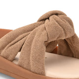 Women Bows Open Toe Flats