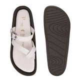 Women One Toe Flats with Buckle