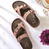 El Paso Women One Toe Slip-On Flats