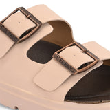 El Paso Women Open Toe Slip-On Flats