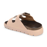 El Paso Women Open Toe Slip-On Flats