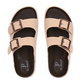 El Paso Women Open Toe Slip-On Flats