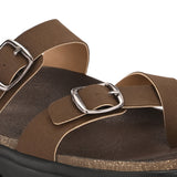 El Paso Women One Toe Slip-On Flats