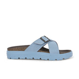 El Paso Women Open Toe Flats with Buckles