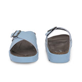 El Paso Women Open Toe Flats with Buckles