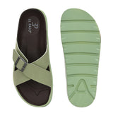 El Paso Women Open Toe Flats with Buckles