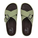 El Paso Women Open Toe Flats with Buckles