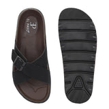 El Paso Women Open Toe Flats with Buckles