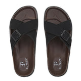 El Paso Women Open Toe Flats with Buckles