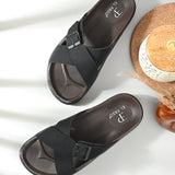 El Paso Women Open Toe Flats with Buckles