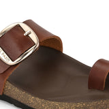 El Paso Women One Toe Flats with Buckles