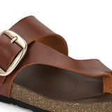 El Paso Women One Toe Flats with Buckles
