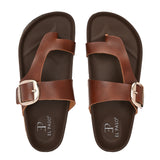 El Paso Women One Toe Flats with Buckles