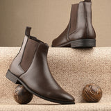 El Paso Men Mid-Top Chelsea Boots