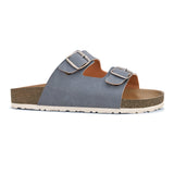 Sandal with buckle detailing for an adjustable fit and stylish look