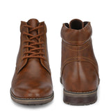 Ankle support casual boots with a sleek design, offering comfort and durability.