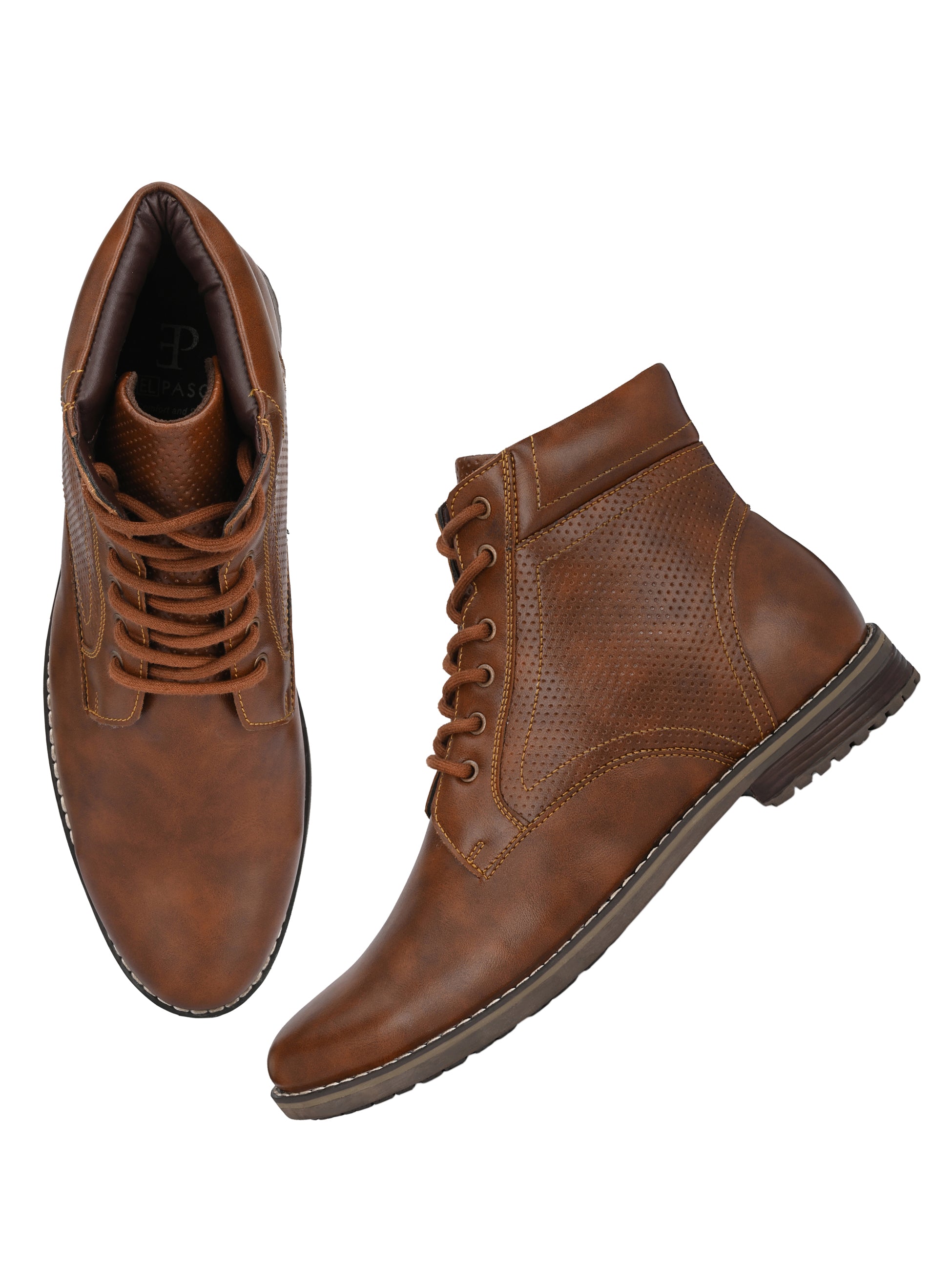 Ankle support casual boots with a sleek design, offering comfort and durability.