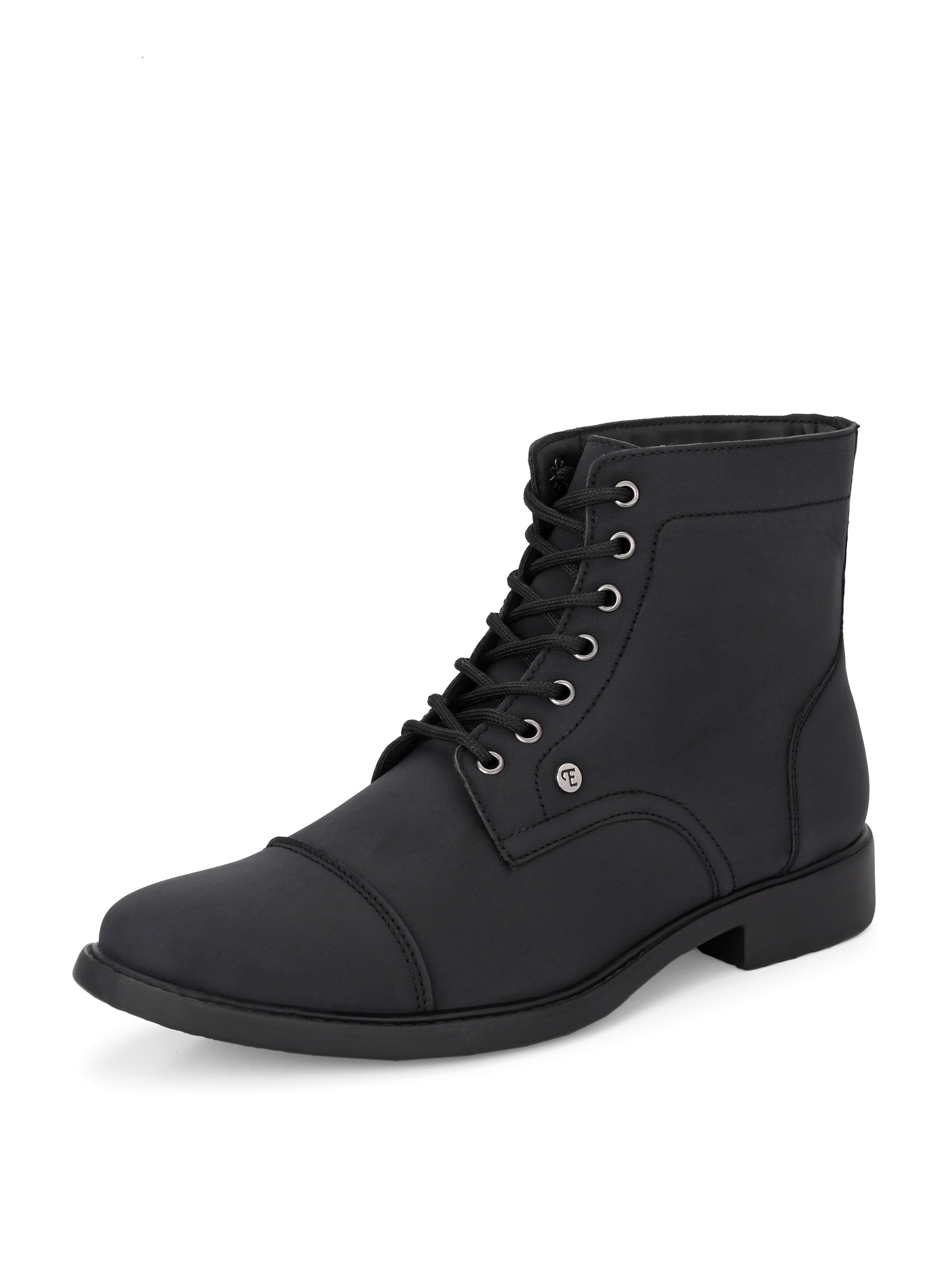 Sleek black casual boots combining modern style with ultimate comfort.