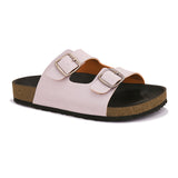Sandal with buckle detailing for an adjustable fit and stylish look