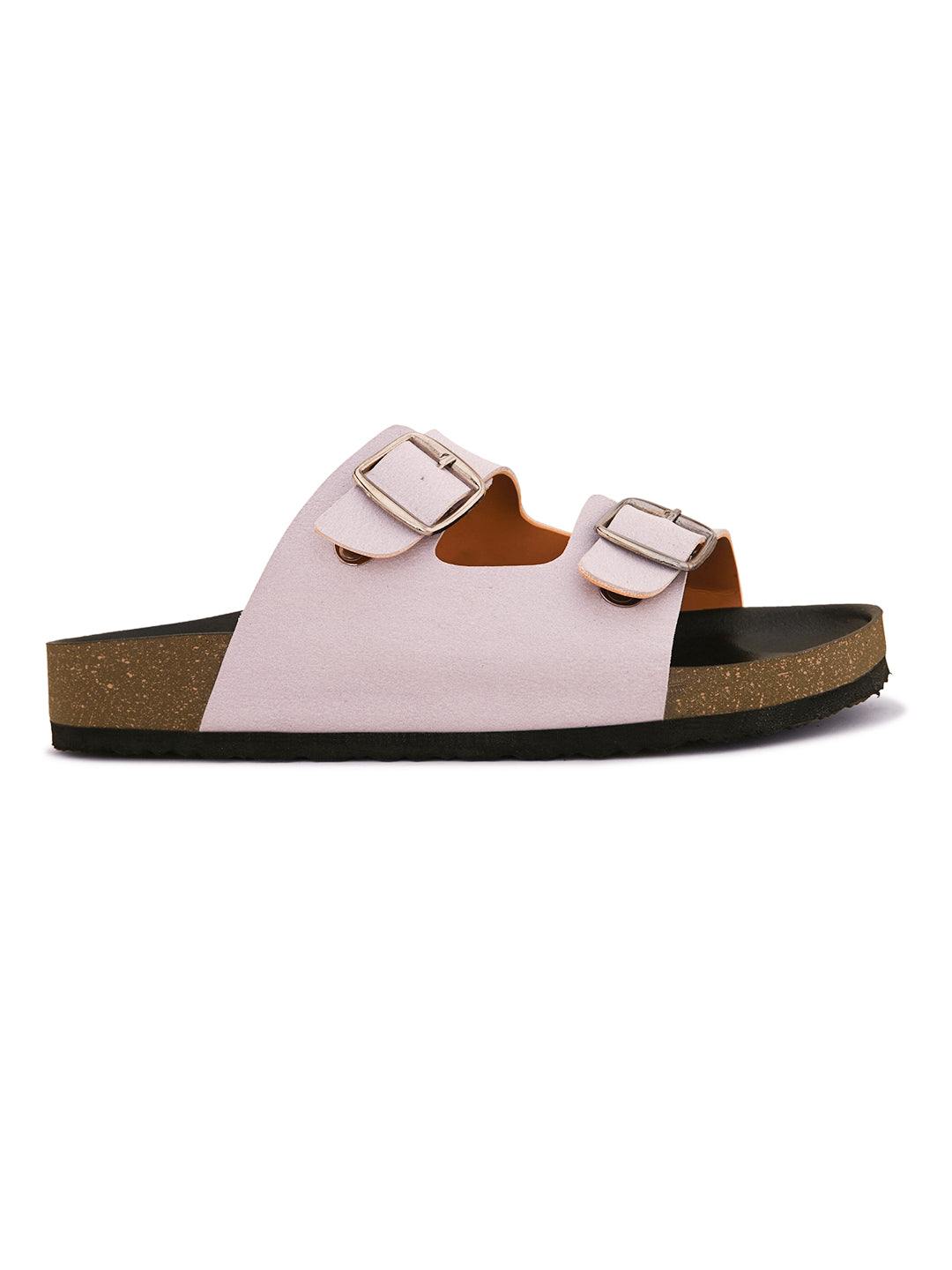 Sandal with buckle detailing for an adjustable fit and stylish look