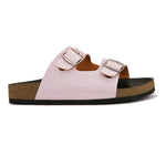 Sandal with buckle detailing for an adjustable fit and stylish look
