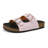 Sandal with buckle detailing for an adjustable fit and stylish look