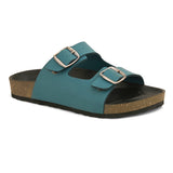 Sandal with buckle detailing for an adjustable fit and stylish look