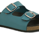 Sandal with buckle detailing for an adjustable fit and stylish look