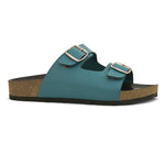 Sandal with buckle detailing for an adjustable fit and stylish look