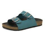 Sandal with buckle detailing for an adjustable fit and stylish look