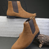 A image of elpaso Beige Sovereign Boots with white background