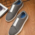 Grey colour Men's casual slip-on sneakers