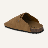 Women Suede Leather Casual Slip On Clog