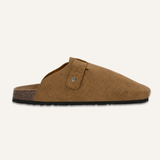 Women Suede Leather Casual Slip On Clog