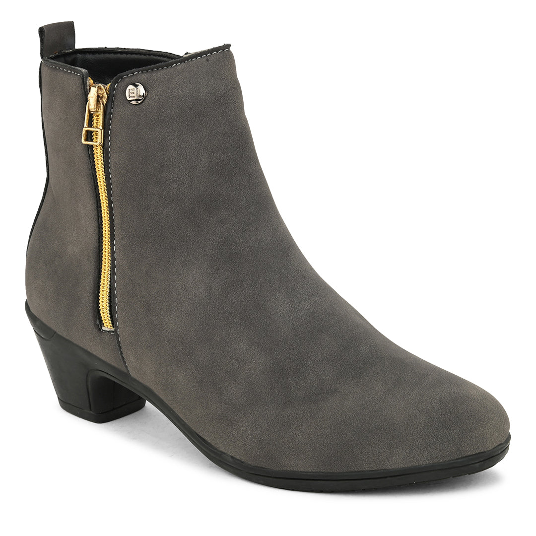 Zip-Closure Party Wear Boots For Women