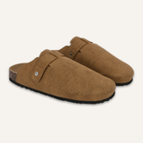 Women Suede Leather Casual Slip On Clog