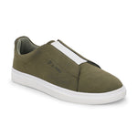 Olive colour Men's casual slip-on sneakers