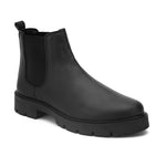 Matte Black Block Heel Boots